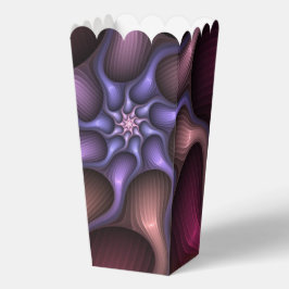 Zauberhaftes Abstrakt gestreiftes farbiges Fraktal Geschenkschachtel