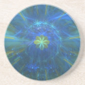 Zauberhaftes Acht-Leaf-Klee Getränkeuntersetzer (Vorne)