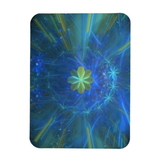 Zauberhaftes Acht-Leaf-Klee Magnet (Vertikal)