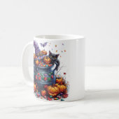 Zauberhaftes Cauldron Halloween Kaffeetasse (Vorderseite Links)