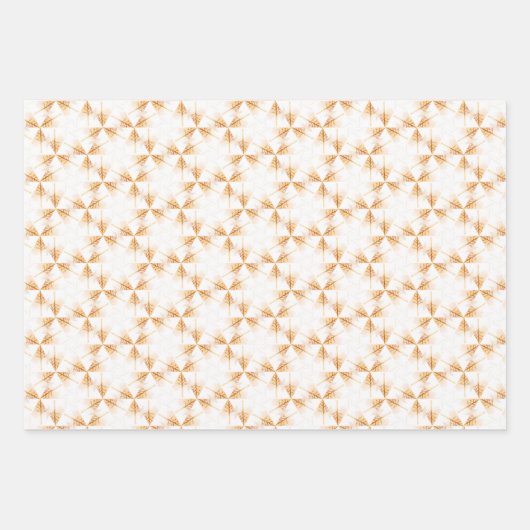 Zauberhaftes Design der zauberhaften Weihnachtsbau Geschenkpapier Set (Vorderseite 2)