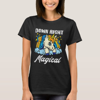 Zauberhaftes Einhorn Down-Syndrom-Bewusstsein T-Shirt