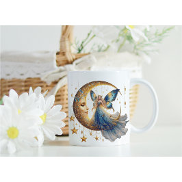 Zauberhaftes Geschenk für Sie - Fee & Mond Kaffeet Kaffeetasse