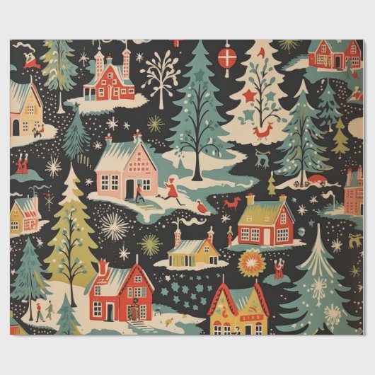 Zauberhaftes Geschenkpapier (Flach)