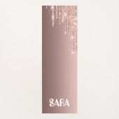 Zauberhaftes, goldfarbenes Glühen Yogamatte (Vorderseite)