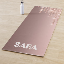 Zauberhaftes, goldfarbenes Glühen Yogamatte