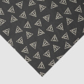 Zauberhaftes Graugelbes Dreieck-Symbol Seidenpapier (Detail)