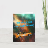 Zauberhaftes Halloween-Autosalon - Grußkarte Karte (Vorderseite)