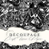 Zauberhaftes handgefertigtes Kunsthandwerk Baphome Seidenpapier