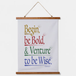 Zauberhaftes Holzteppich Wandteppich Mit Holzrahmen