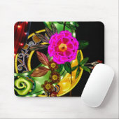 Zauberhaftes Magenta & Gold  Mousepad (Mit Mouse)