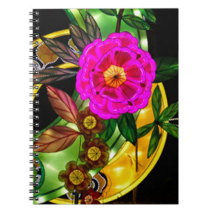 Zauberhaftes Magenta & Gold Notizblock