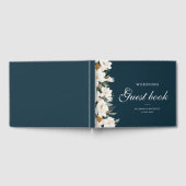 zauberhaftes magnolia florale Hochzeitsbuch Gästebuch (Voll)