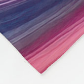 Zauberhaftes Rainbow-Hair-Portrait Fleecedecke (Ecke)