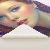 Zauberhaftes Rainbow-Hair-Portrait Sherpadecke (3/4)