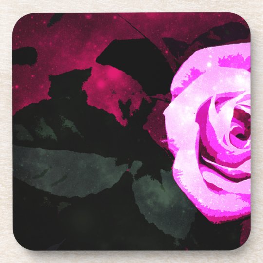 Zauberhaftes Rosen-Design Untersetzer