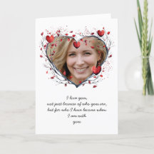 Zauberhaftes rotes Wasserfarbenherz