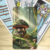Zauberhaftes Wald Mushroom Fee House Spielkarten