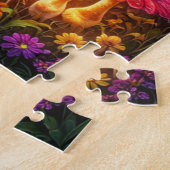 Zauberhaftes Wald-Wasserfall-Puzzle Puzzle (Seite)