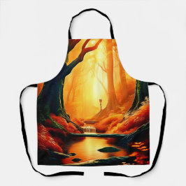 Zauberhaftes Waldglühen Schürze