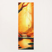 Zauberhaftes Waldglühen Yogamatte (Rückseite)