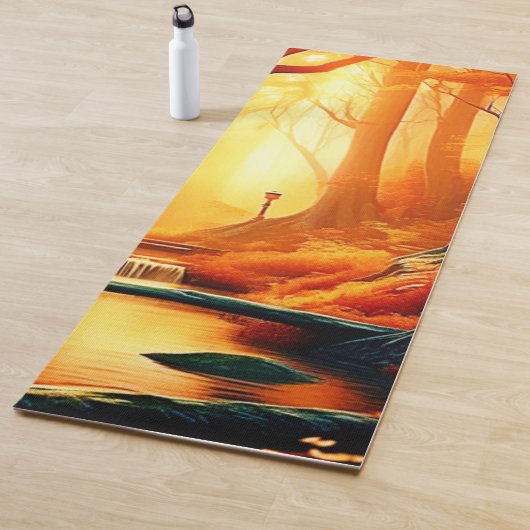 Zauberhaftes Waldglühen Yogamatte (Beispiel)
