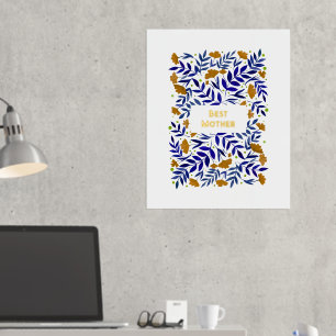 Zauberhaftes Wasser Gelber Garten Muttertag Foliendrucke