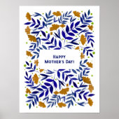 Zauberhaftes Wasser Gelber Garten Muttertag Poster (Vorne)