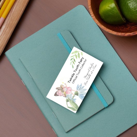 Zauberhaftes Wasserfarben-Zahnarzt Visitenkarte