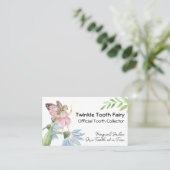 Zauberhaftes Wasserfarben-Zahnarzt Visitenkarte (Stehend Vorderseite)