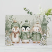 Zauberhaftes Weihnachten mit Tieren Weihnachten (Stehend Vorderseite)