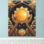 Zauberhand Tarot Malerei Leinwanddruck (Insitu (Holzboden))