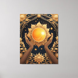 Zauberhand Tarot Malerei Leinwanddruck