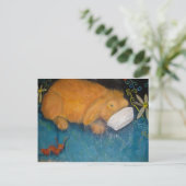 Zauberhase Postkarte (Stehend Vorderseite)