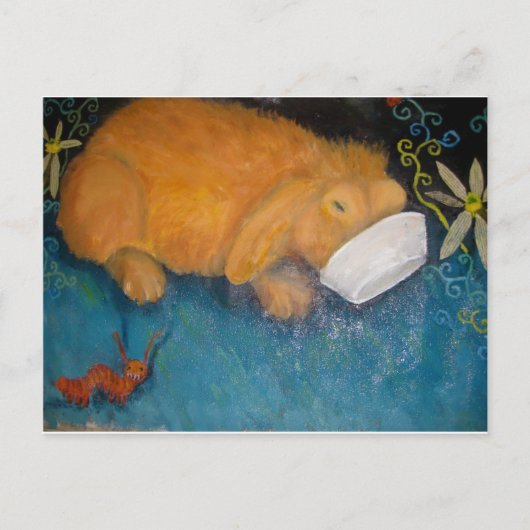 Zauberhase Postkarte (Vorderseite)