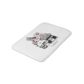 Zauberhaus Badematte (Schrägansicht)