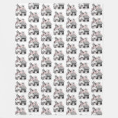 Zauberhaus Fleecedecke (Vorderseite)