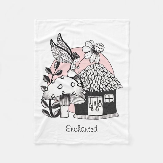 Zauberhaus Fleecedecke (Vorderseite)