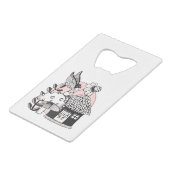 Zauberhaus Geldbeutel Flaschenöffner (Vorderseite Schrägansicht)