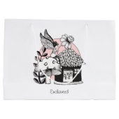 Zauberhaus Große Geschenktüte (Rückseite)