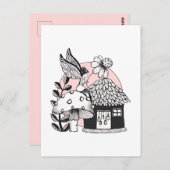 Zauberhaus Postkarte (Vorne/Hinten)