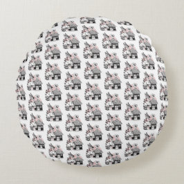 Zauberhaus Rundes Kissen