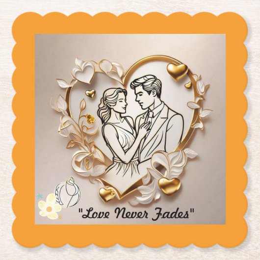 "Zauberherz der Liebe" Untersetzer (Vorderseite)