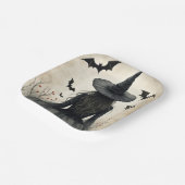 Zauberhexe Pappteller (Gewinkelt)