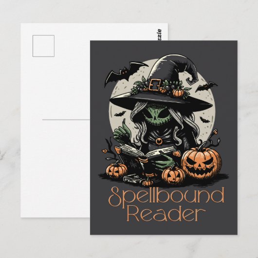 Zauberhexe Postkarte (Vorne/Hinten)