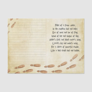 Zauberhexen-Zauber Seidenpapier