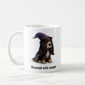 Zauberhund für Zauberer Kaffeetasse (Links)