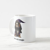 Zauberhund für Zauberer Kaffeetasse (Vorderseite Links)