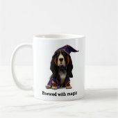 Zauberhund für Zauberer Kaffeetasse (Links)