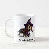 Zauberhund für Zauberer Kaffeetasse (Links)